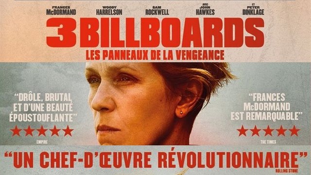Bande-annonce du film "3 BILLBOARDS : LES PANNEAUX DE LA VENGEANCE"